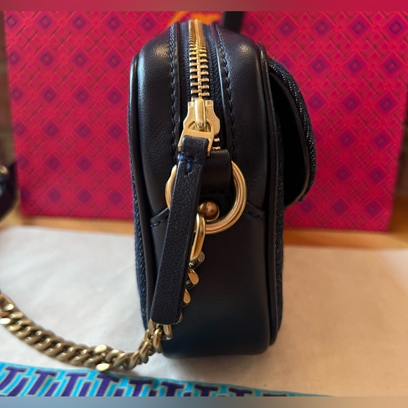 Tory Burch Kira Denim Mini Camera Bag - Picture 6 of 13